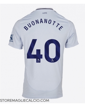 Leicester City Facundo Buonanotte #40 Maglia Gara Terza Repliche 2024-25 Maniche Corte
